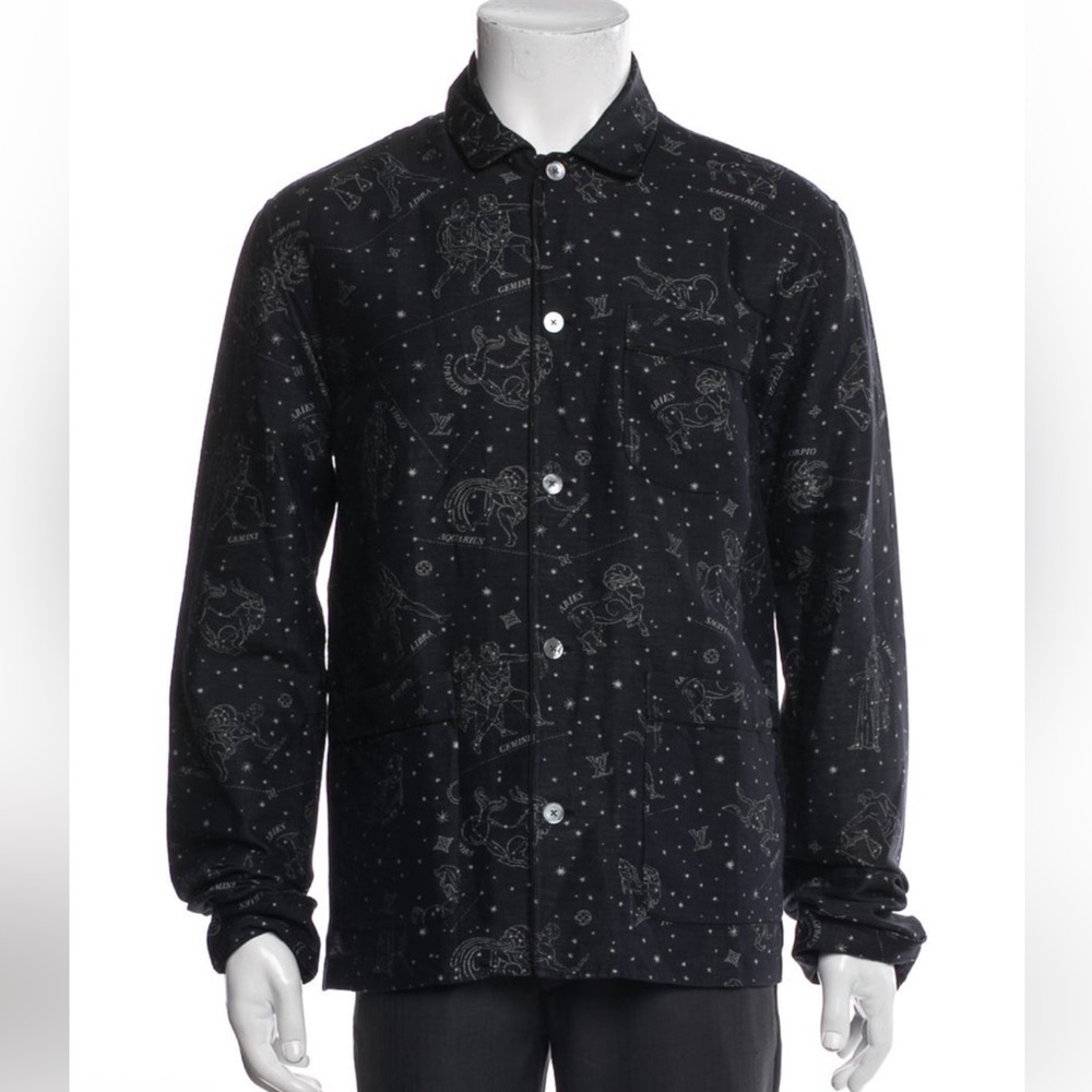 Louis Vuitton Long Sleeve Shirt with Zodiac Constellation Print - XL